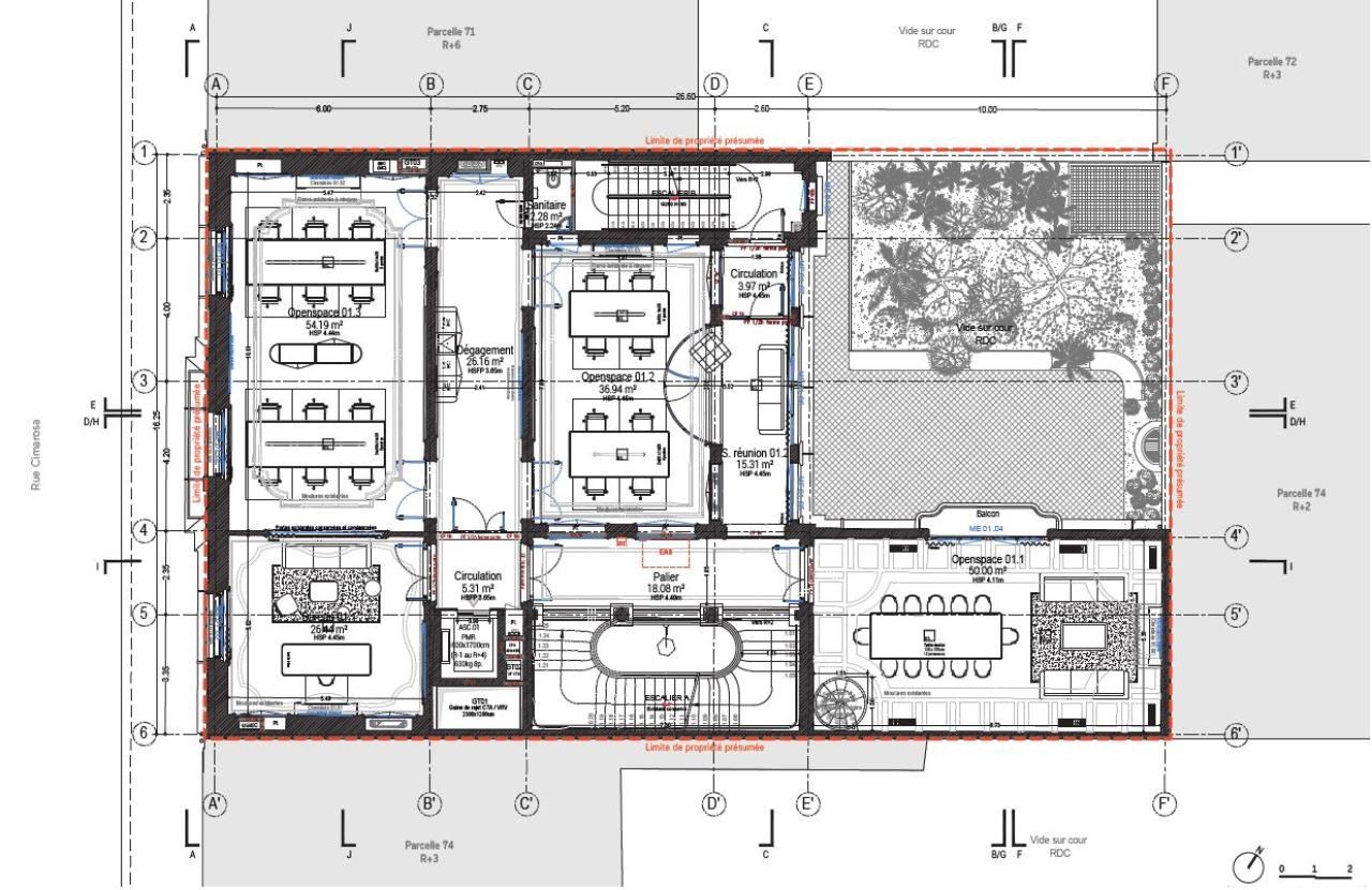 Bureau Paris 1248m² Location bureau Paris OLBUR2529118 3